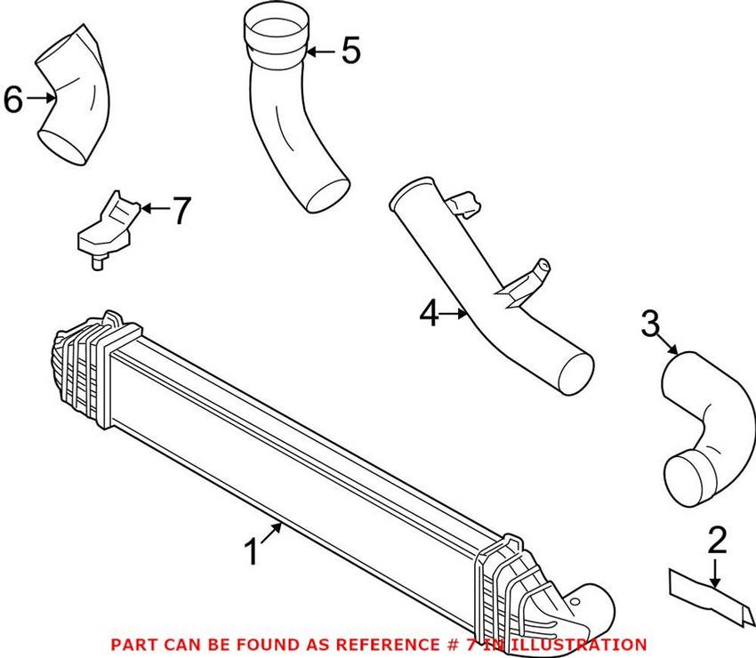 Volvo Turbocharger Boost Pressure Sensor 31355463 Genuine Volvo 31355463
